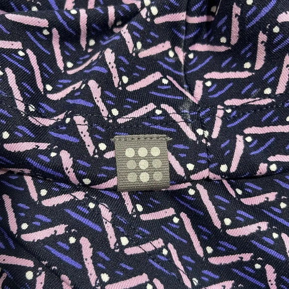 Title Nine Buttah Dream Wrap Dress Blue Pallay 3/4 Sleeve Zip Pockets Size Small - Picture 7 of 8